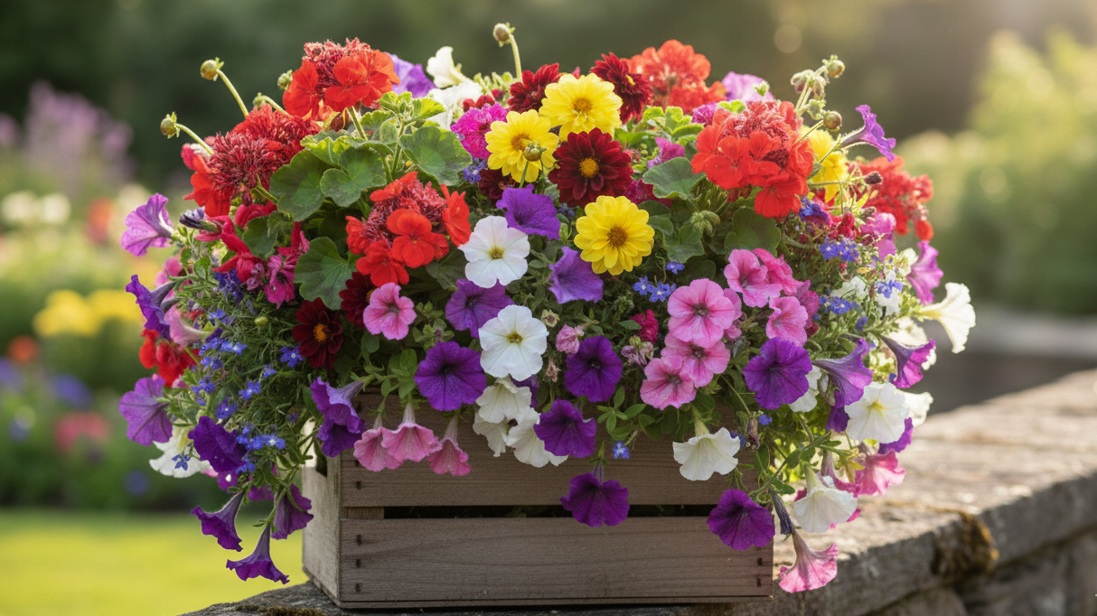 Petúnia és Egynyári Virágok